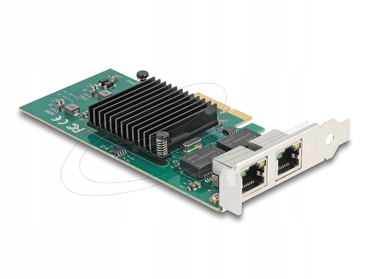PCIe 2x RJ45 Gigabit LAN Delock 89021 card Manufacturer code D2735-A12