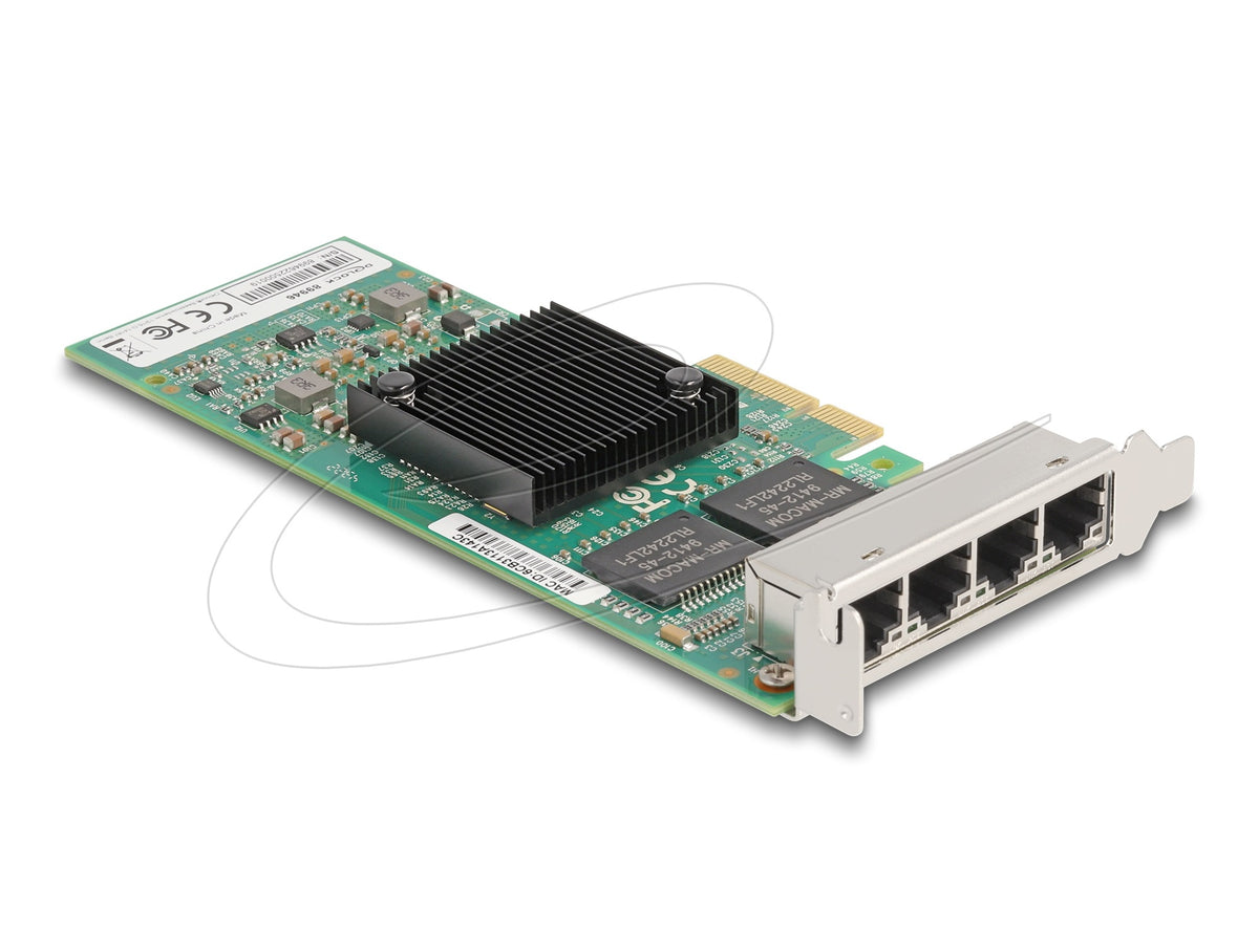 PCIe 4x RJ45 Gigabit LAN Delock 89946 card Manufacturer code 89946