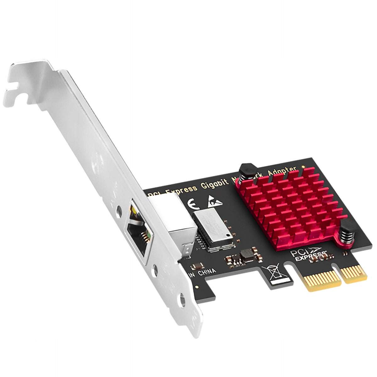 PCIe Gigabit Ethernet LAN 1000Mbps RJ45 Network Card | GLOTRENDS LE8111H