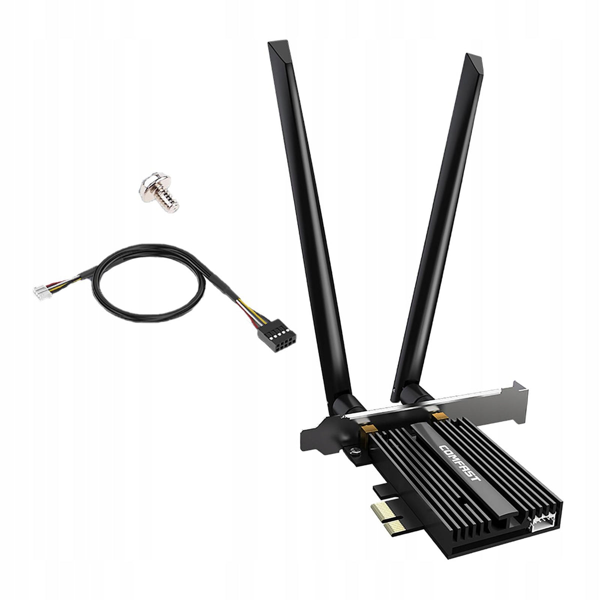 PCIe Network Card/ 2.4GHz 5GHz 6GHz/ Cf Ax210 Pro E /Dual Band/ Wireless/
