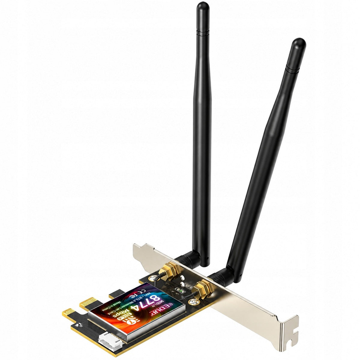 PCIe Network Card for PC WiFi 7 Bluetooth BT 5.4 EDUP EP-BE9715 Packaging status original