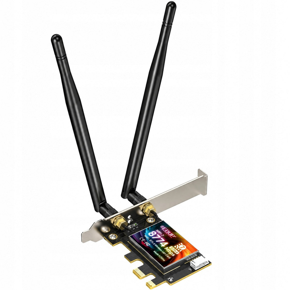 PCIe Network Card for PC WiFi 7 Bluetooth BT 5.4 EDUP EP-BE9715