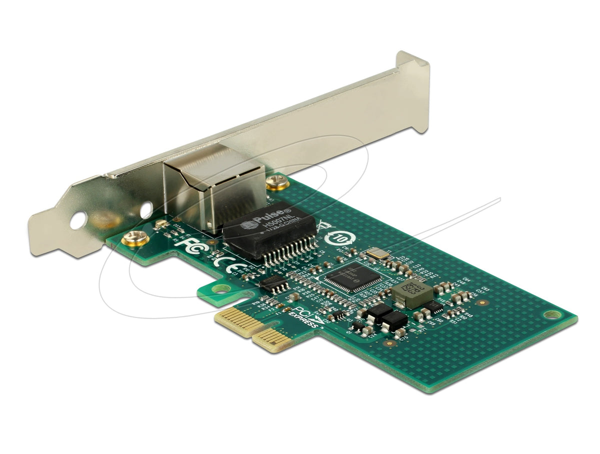 PCIe card 1x RJ45 Gigabit LAN Delock 89942 Packaging status original