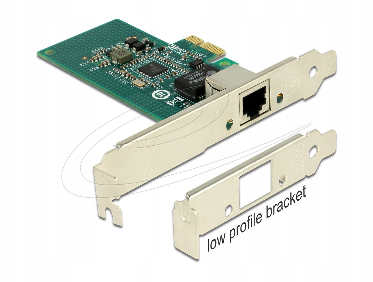 PCIe card 1x RJ45 Gigabit LAN Delock 89942