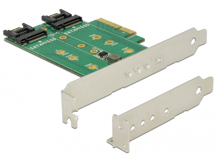 PCIe card 3x M.2 slot Low Profile Delock 89518 Manufacturer code 89518