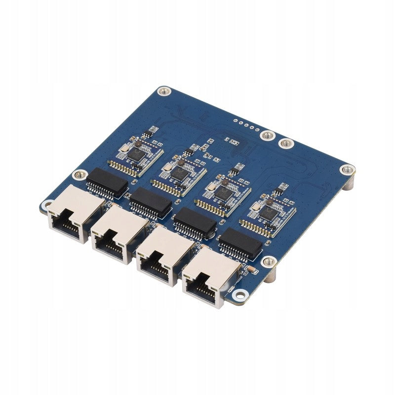 PCIe to 4-channel Gigabit Ethernet (B) for Raspberry Pi 5