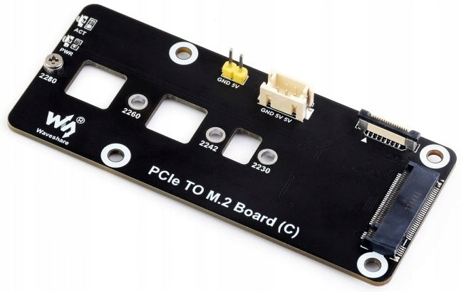 PCIe to M.2 adapter card module for Raspberry Pi 5 read/write Waveshare