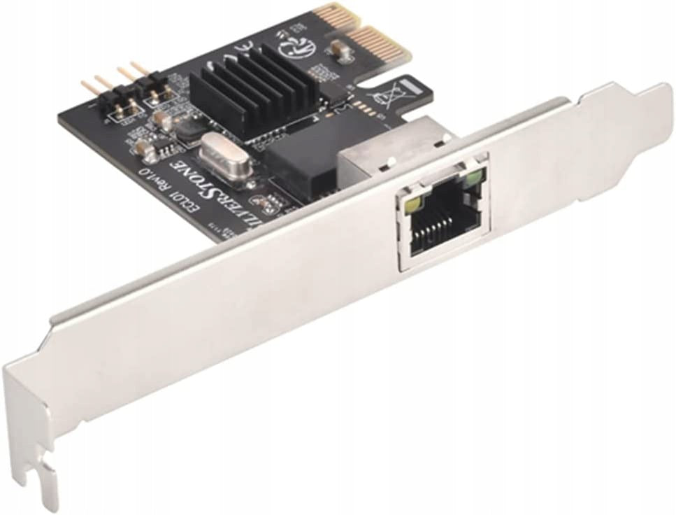 PCIe x1 2,5 Gb/s RJ-45 Low Profile Realtek NBASE-T Network Card