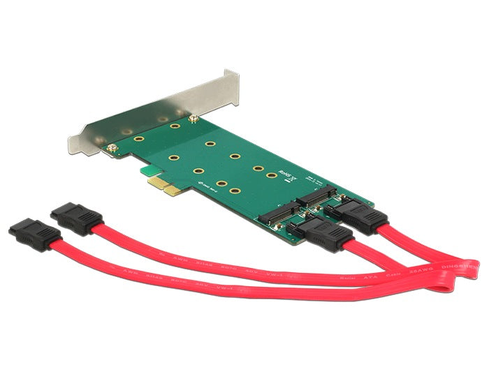 PCIe x1 2x M.2 Key B Low Profile Delock 89473 Manufacturer code 89473