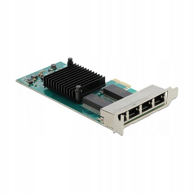 PCIe x1 4x Gigabit RJ45 Intel I350 Network Card