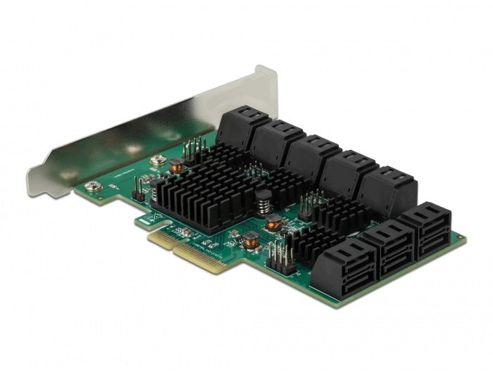 PCIe x4 16-port SATA Delock 90073 card Manufacturer code Delock 90073