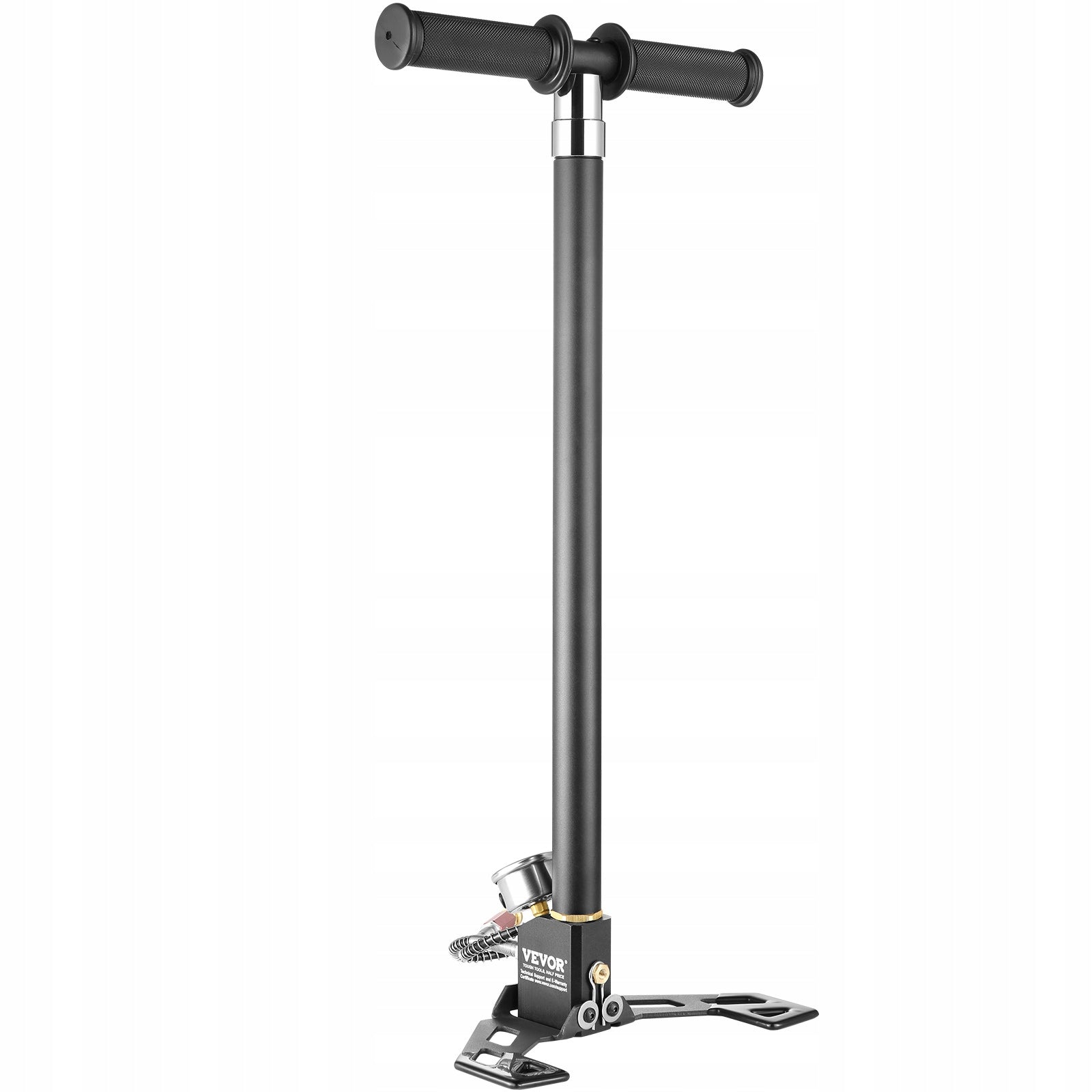 PCP Hand Pump 4 Stage 30Mpa 4500 PSI Stainless Steel with Filter Gauge Model Pompka Rowerowa