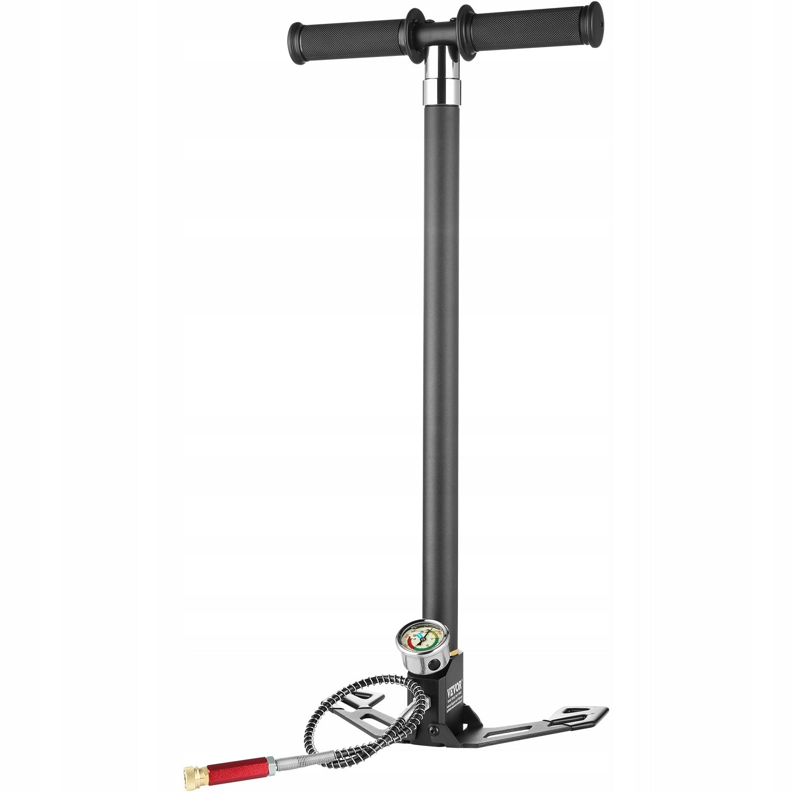 PCP Hand Pump 4 Stage 30Mpa 4500 PSI Stainless Steel with Filter Gauge