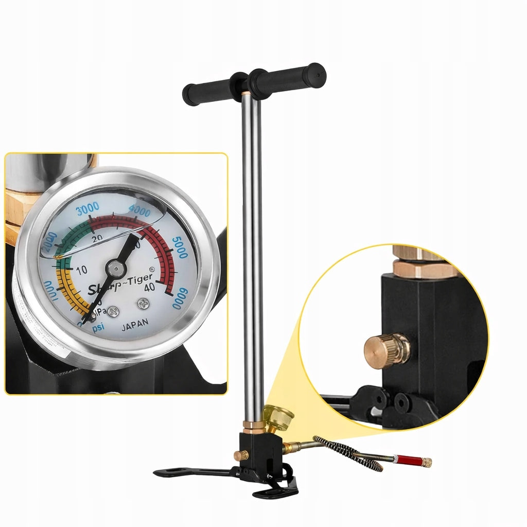 PCP PUMP 3-STAGE 4500 PSI FOR AIR GUNS STAINLESS STEEL Brand no brand