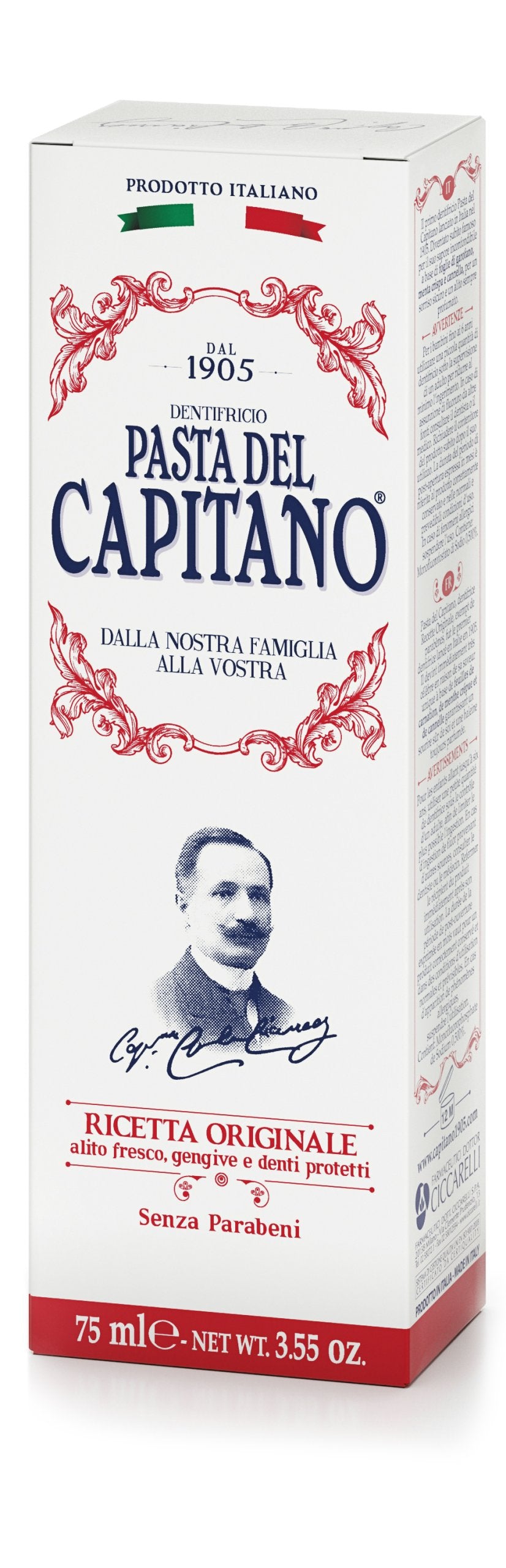 Zahnpasta Pasta Del Capitano Originalrezept 75 ml 