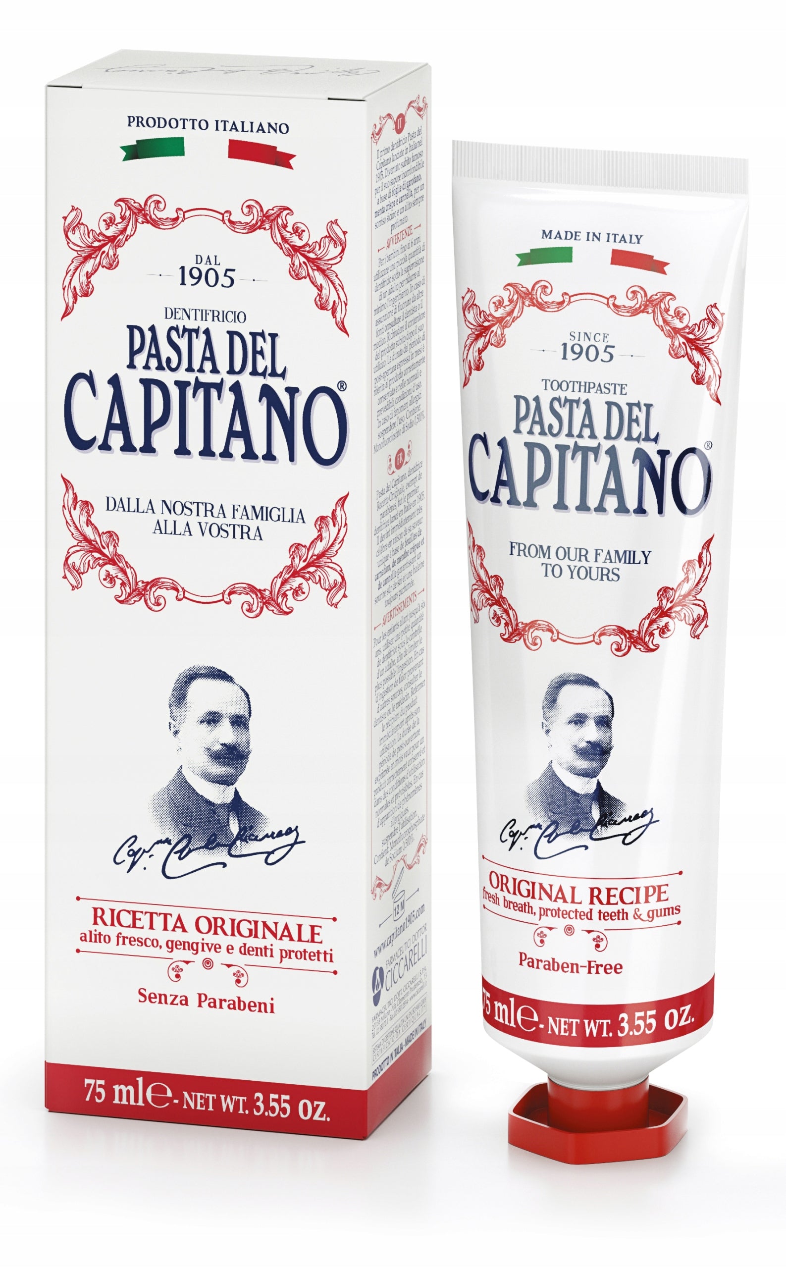 Zahnpasta Pasta Del Capitano Originalrezept 75 ml 