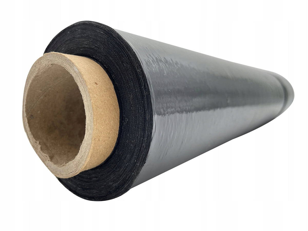 PE STRETCH FILM STRETCH 2,5kg 2,2+0,3 BLACK 23µm