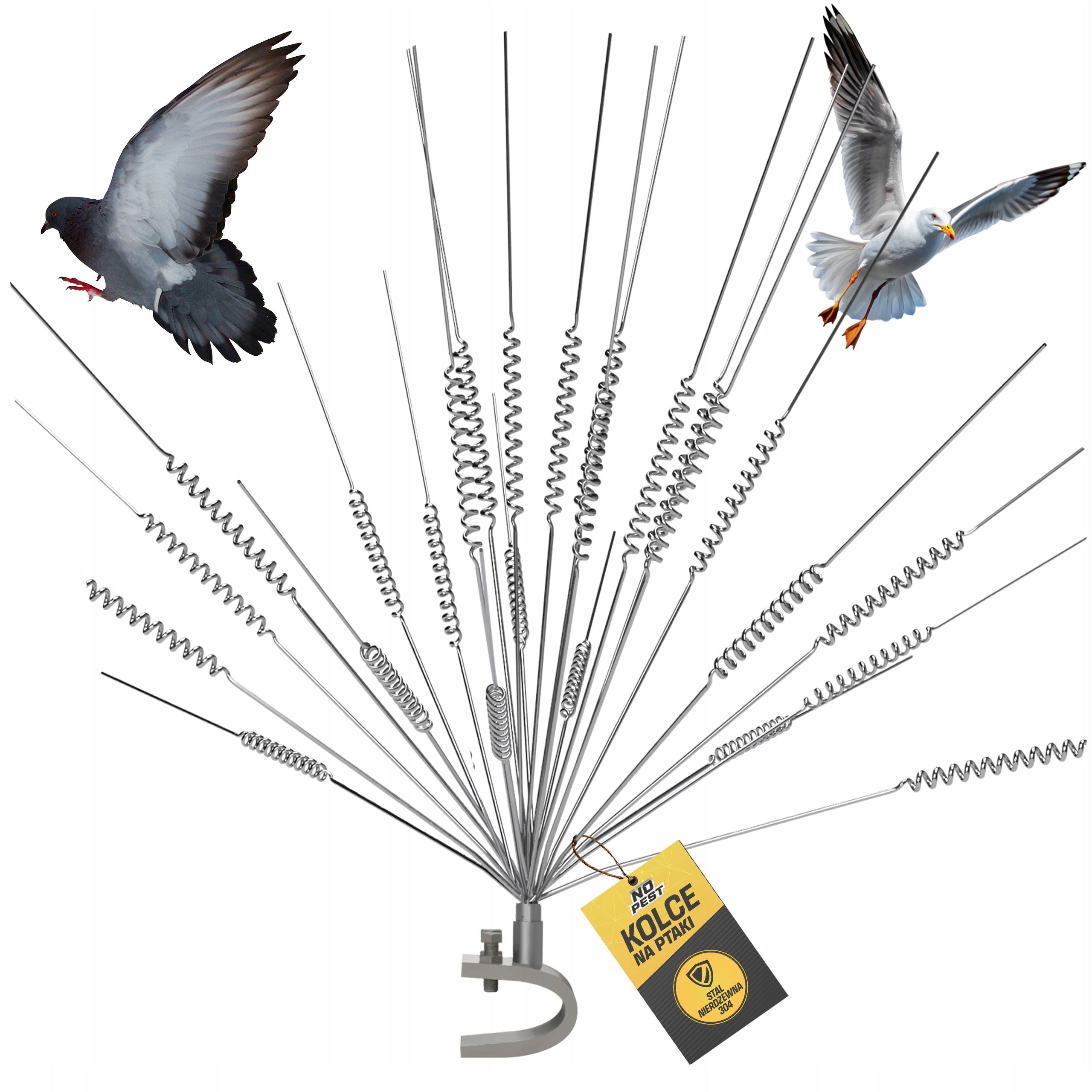 PEAK STAINLESS SPIKES FOR PIGEON BIRDS AGAINST PIGEON BIRDS NO PEST