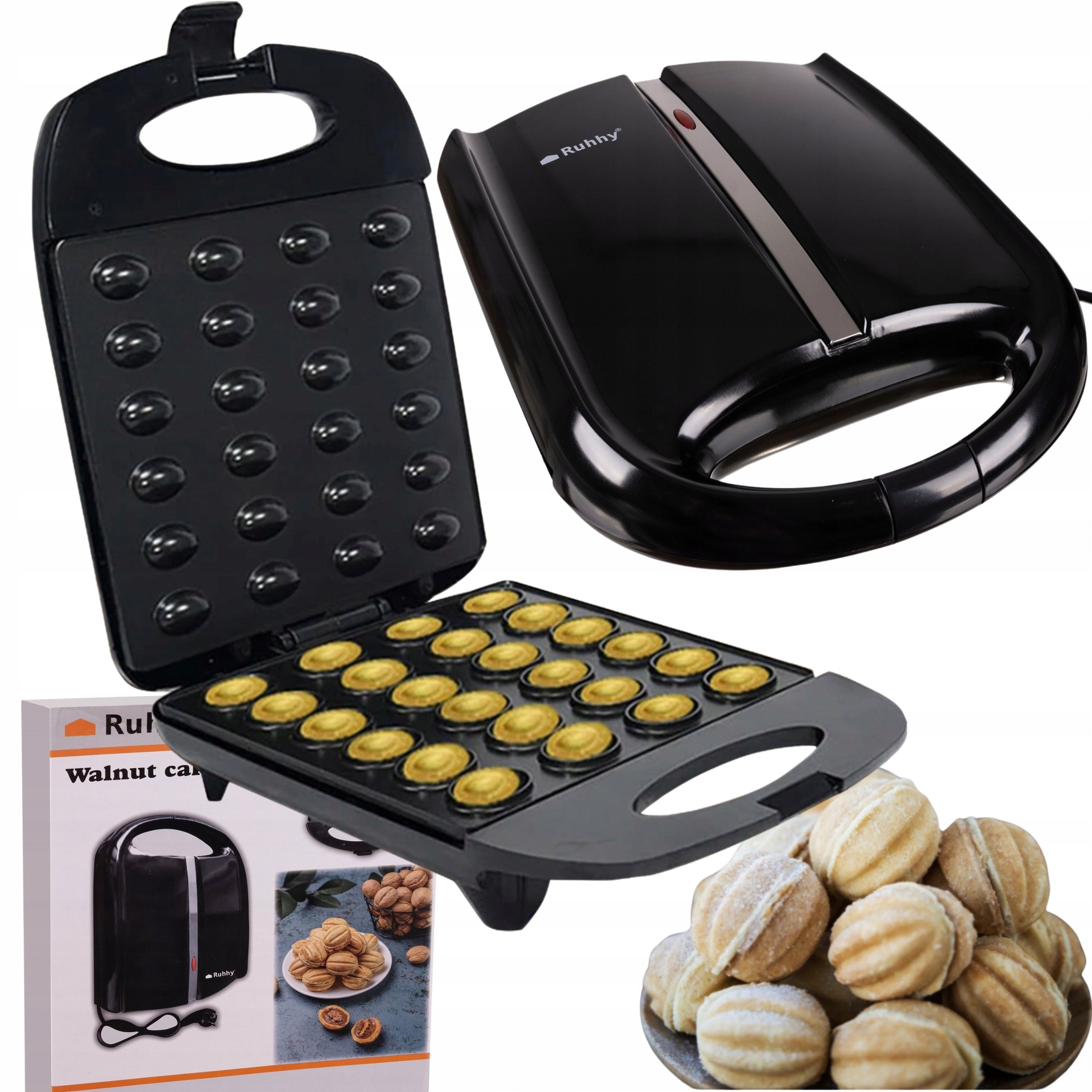 PEANUT TOASTER ELECTRIC COOKIE MOLD 24 PCS PEANUT COOKIES