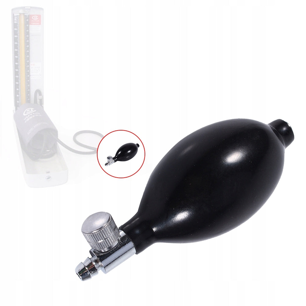 PEAR PUMP FOR BLOOD PRESSURE MONITOR WITH VALVE - BLACK Medical device type accessories for a medical device or a product without an intended medical purpose
