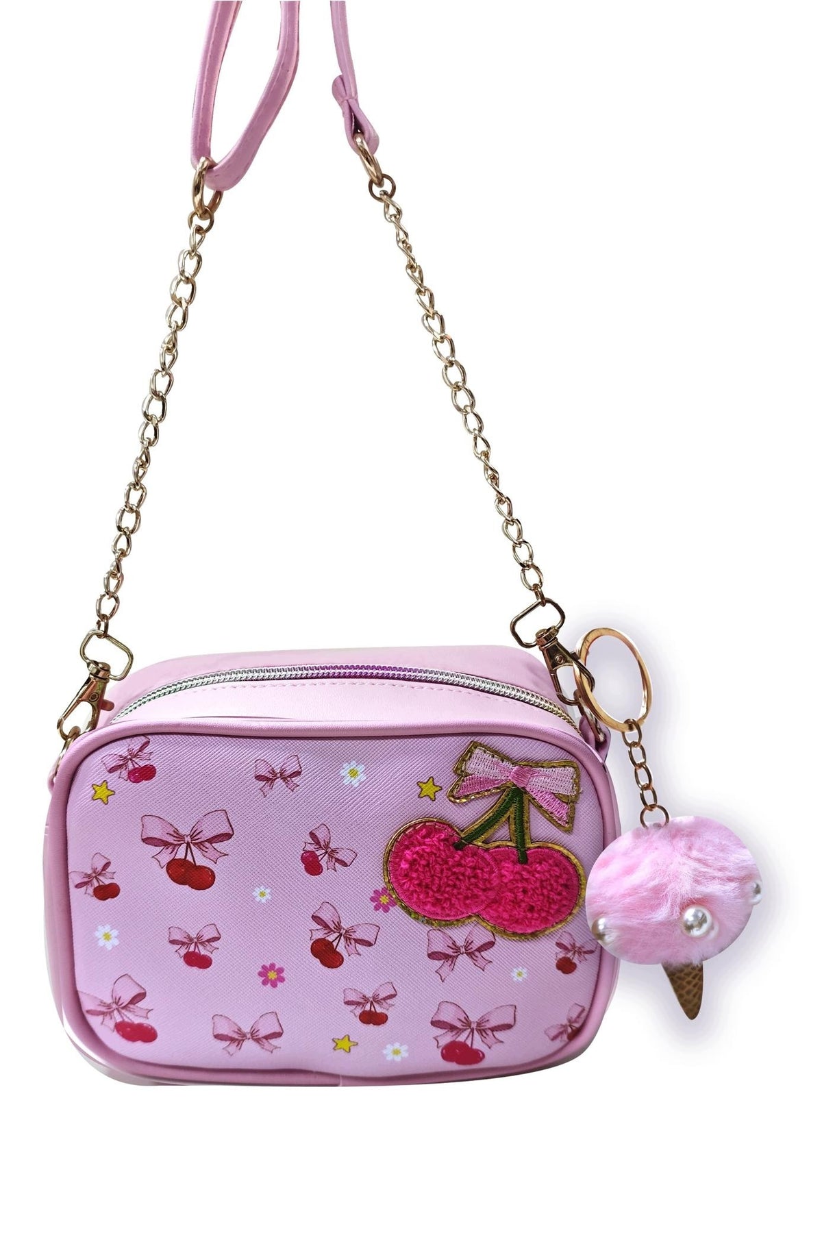 PECOWARE BAG ON CHAIN CHERRIES