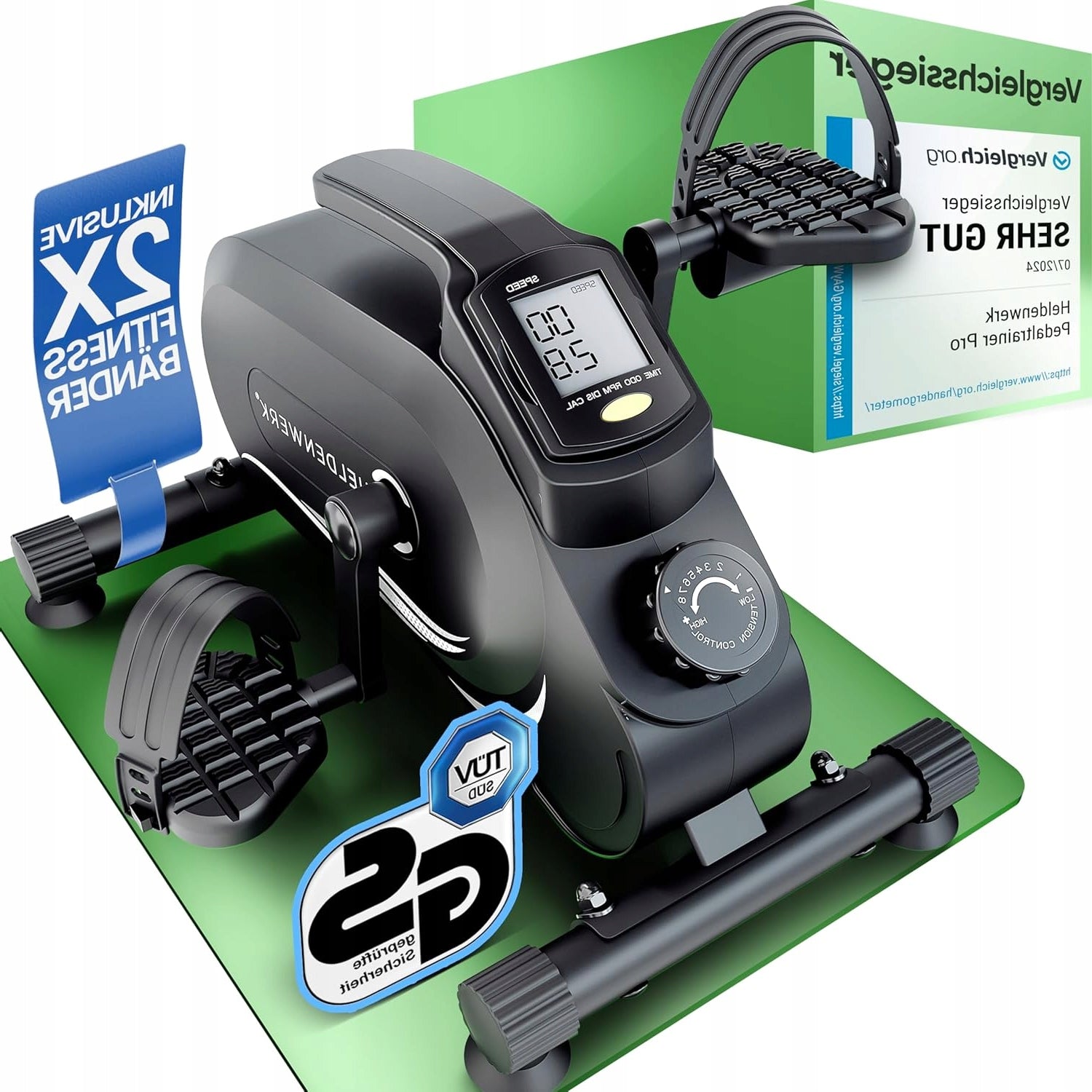 PEDAL TRAINER FOR ARMS AND LEGS SILENT SECURE FASTENING BELT