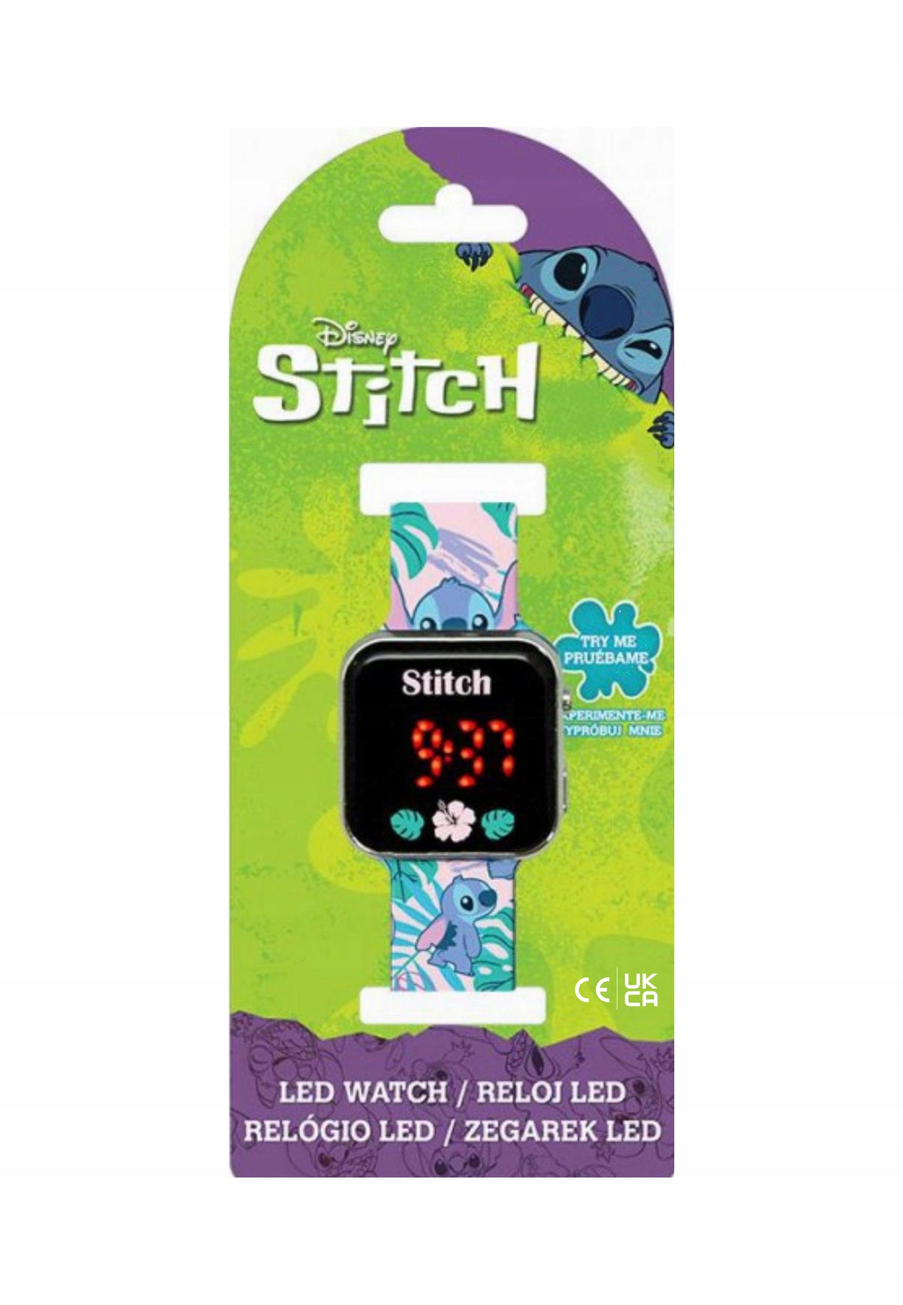 PEERS HARDY - LILO & STITCH PRINTED LED WATCH Brand Disney