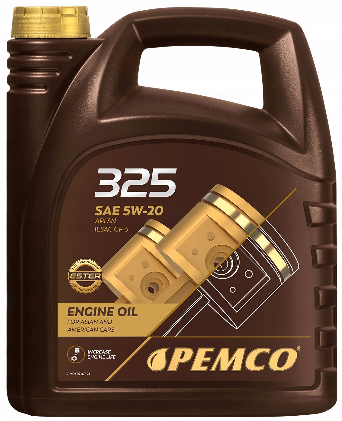 PEMCO 325 Engine Oil 5W-20 - 4 Liters