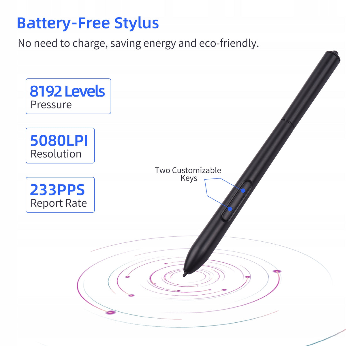 PEN FOR TABLET VINSA VIN1060PLUS/T608 GRAPHICS FOR DRAWING Model OS4679233