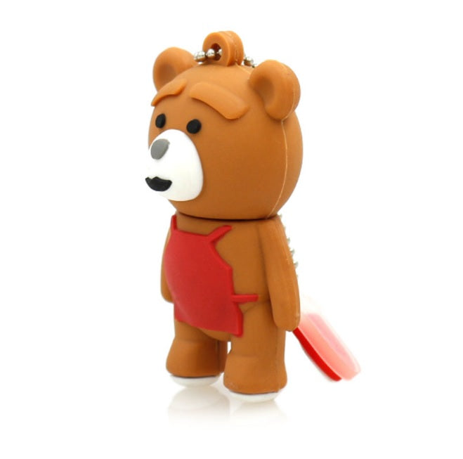PENDRIVE 2.0 USB 8 GB BROWN TED BEAR Color brown