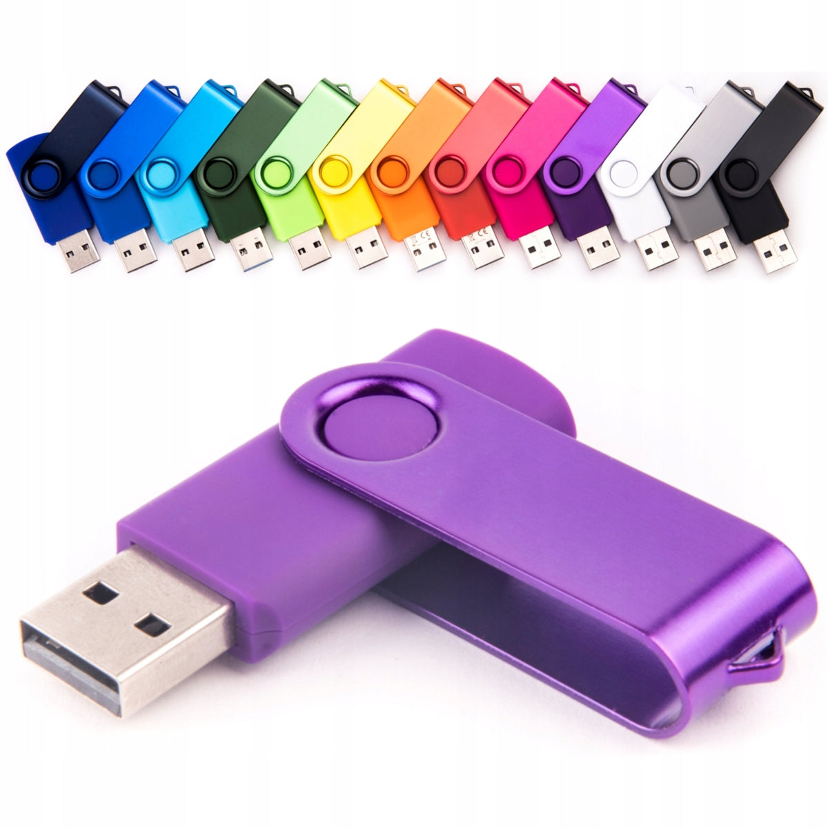 PENDRIVE 4GB USB 2.0 FLASH DRIVE MEMORY PORTABLE TWISTER COLOR