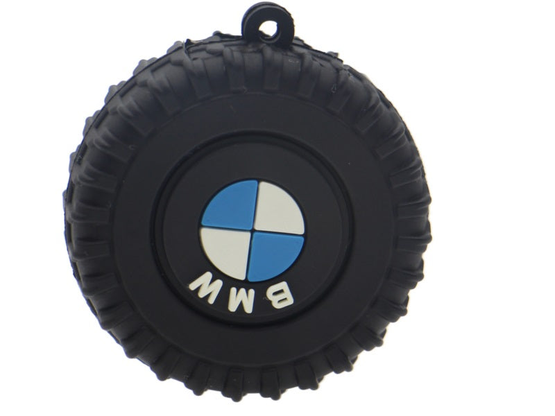 PENDRIVE 64 GB USB WHEEL TIRE BMW LOGO BLACK