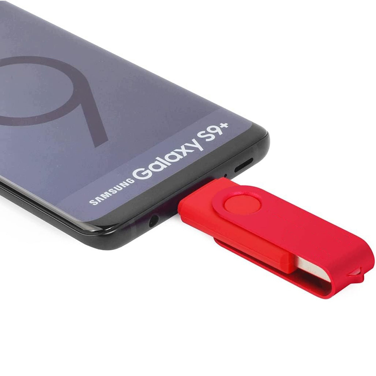 PENDRIVE DRIVE 512GB USB MEMORY USB-C METAL ROTATING DESIGN Color red