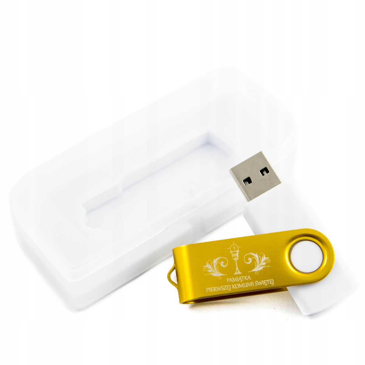 PENDRIVE HOLY COMMUNION 8 GB + BOX + ENGRAVING memory for photos from Communion