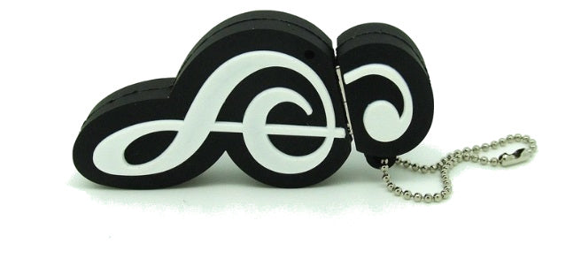 PENDRIVE KEY VIOLIN MUSIC NOTE 16 GB USB HIT Color black