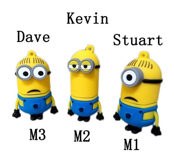 PENDRIVE MINIONS KEVIN FANTASY FAIRY TALE 128GB USB HIT Color green