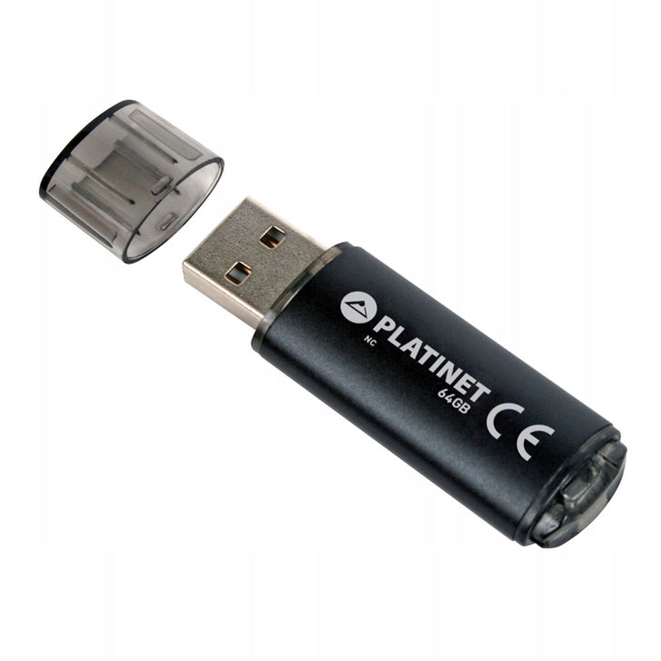 PENDRIVE PLATINET USB 2.0 X-Depo 64GB BLACK ALUMINUM ENCLOSURE Brand PLATINET