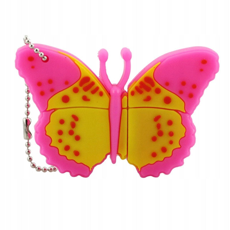 PENDRIVE USB MEMORY COLORFUL BUTTERFLY 4GB GIFT