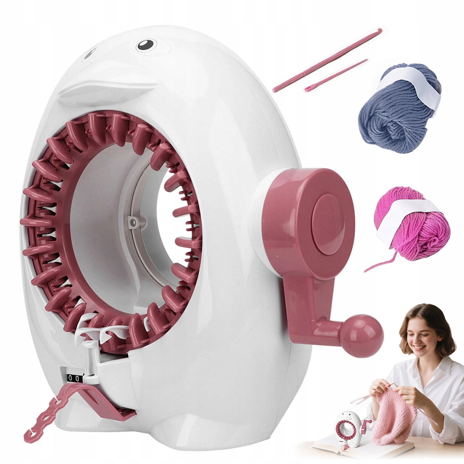 PENGUIN KNITTING MACHINE 22 NEEDLES HOME CRAFTS KIT