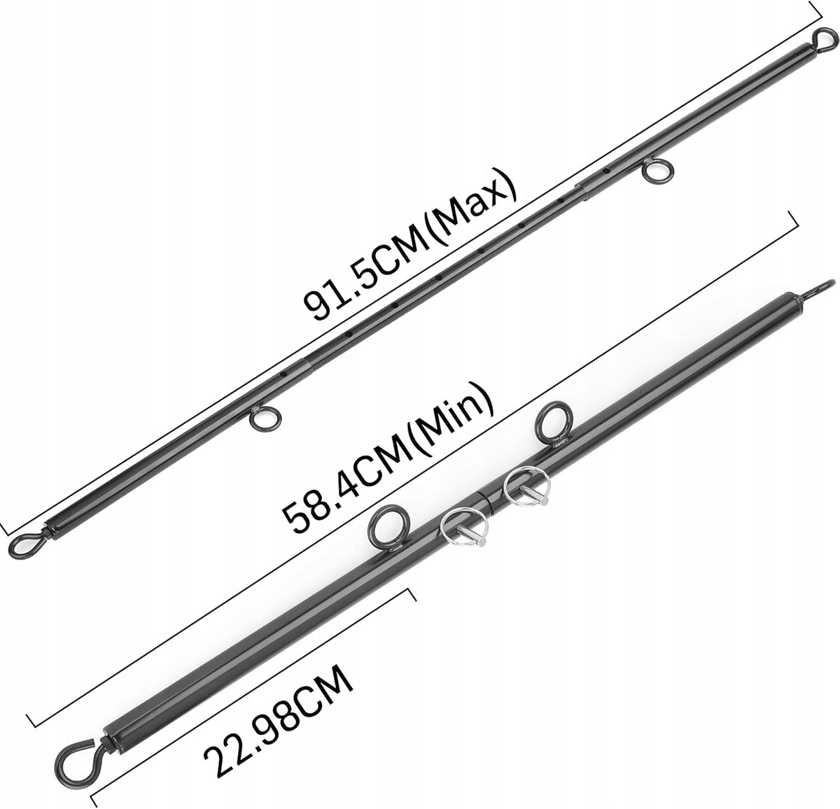 PENJOY Stainless Steel Adjustable Pilates Rod Set Brand no brand