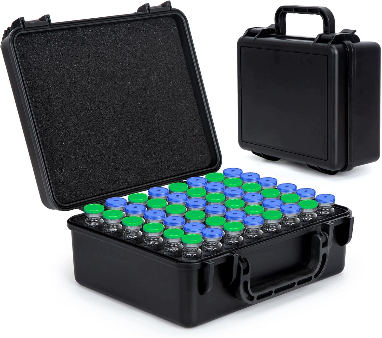 PEPTIDE CASE 48 COMPARTMENTS INSULIN HOLDER VIAL 3ML