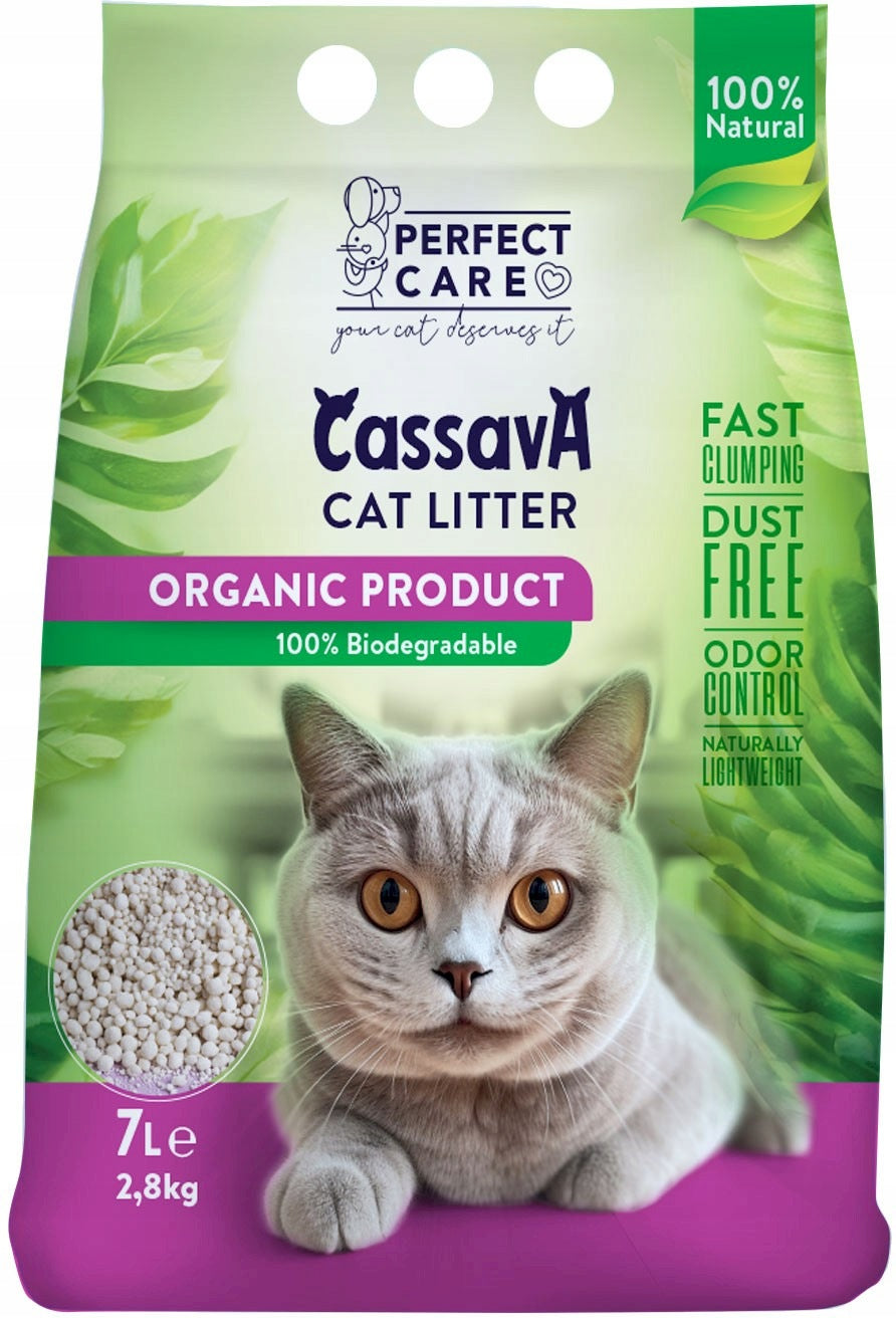 PERFECT CARE Cassava Corn Litter with Manioc For Cat 7L