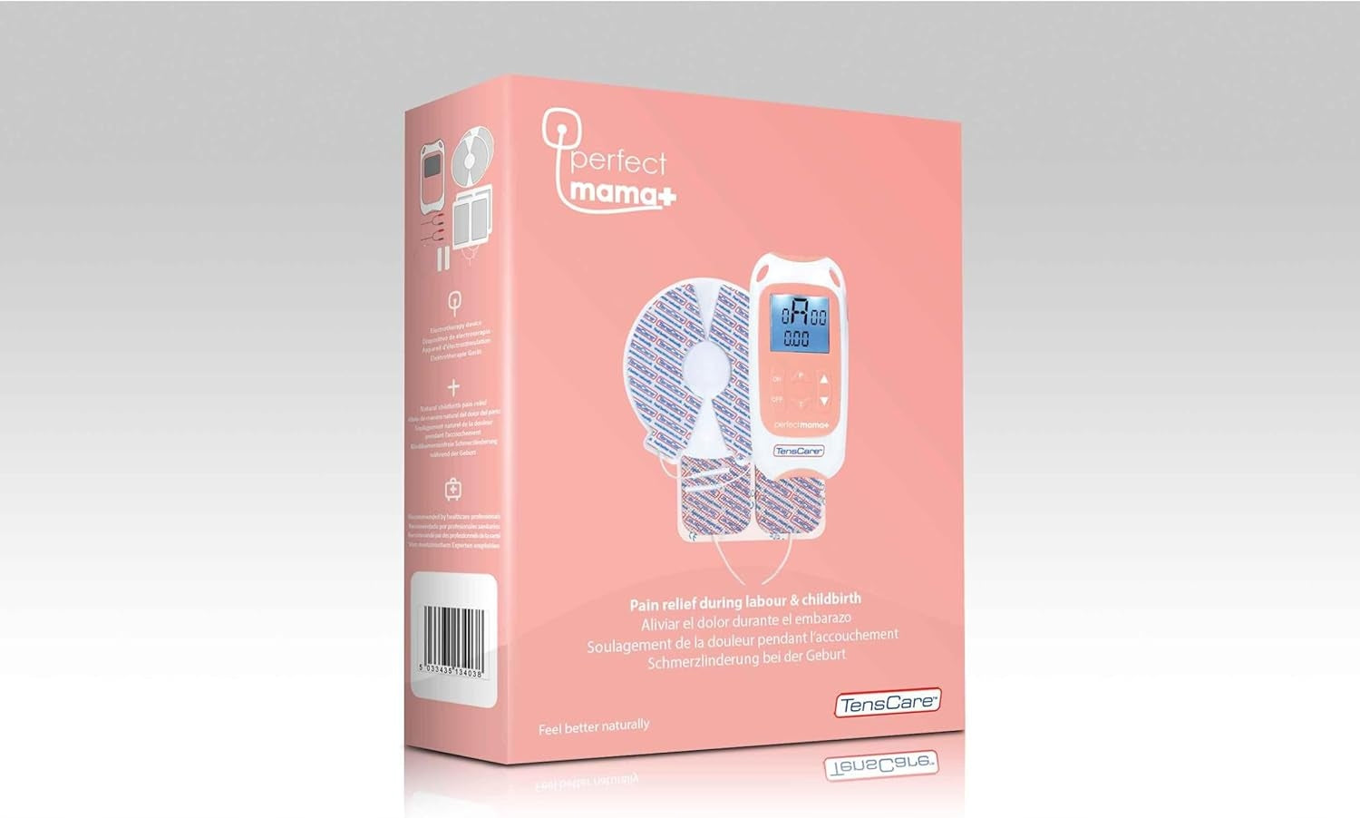 PERFECT MOM + TENS ELECTROSTIMULATOR FOR LABOR PAIN RELIEF Manufacturer code TensCare Perfect Mama+