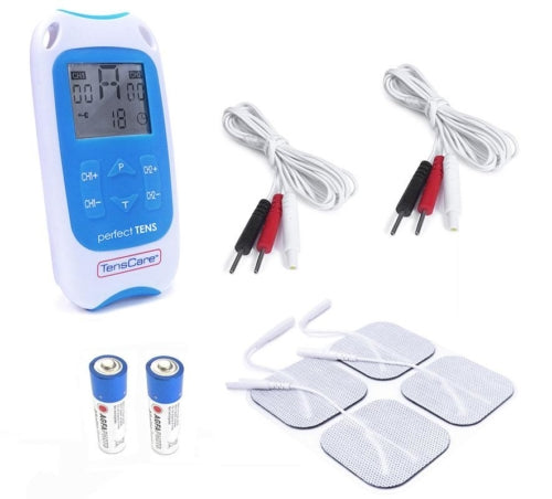 PERFECT TENS ELECTROSTIMULATOR TENSCARE ANALGESIC 8 PROGRAMS 2 CHANNELS Packaging status original