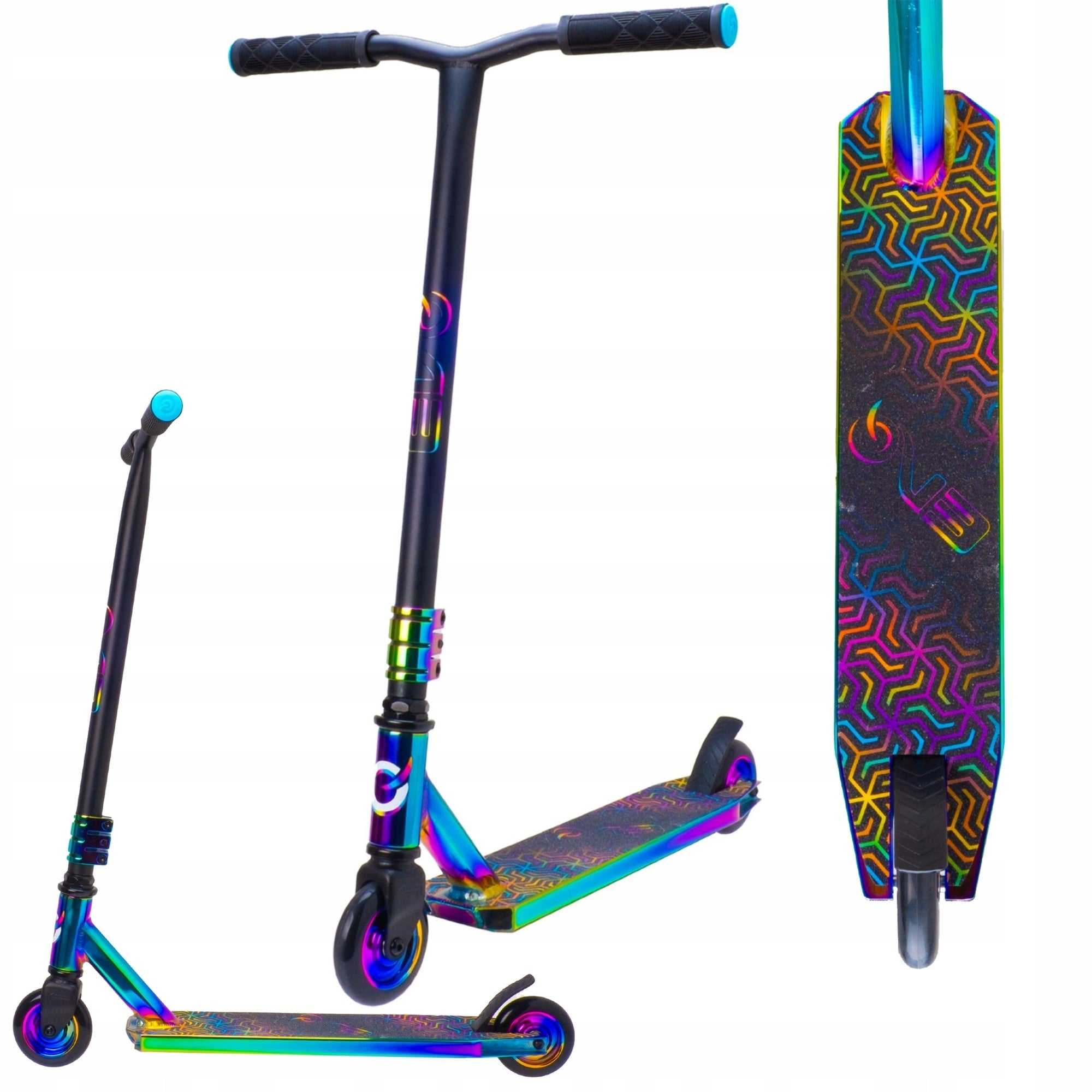 PERFORMANCE SCOOTER FOR CHILDREN TWO-WHEELED NEON STUNT SCOOTER EVO 6+