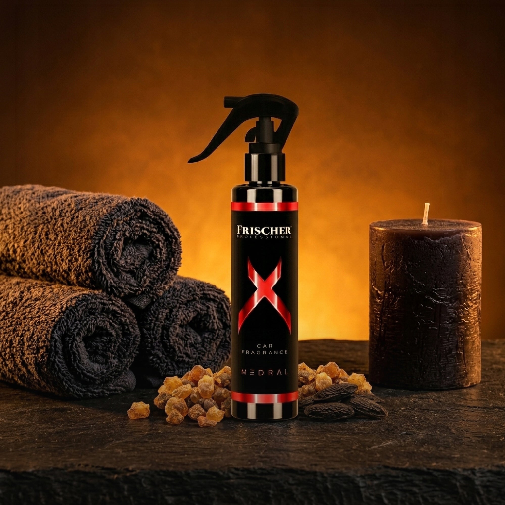 PERFUME FRAGRANCE FOR CAR SPRAY FRESHENER MYRHH&TONKA 150 ML Manufacturer Frischer Professional