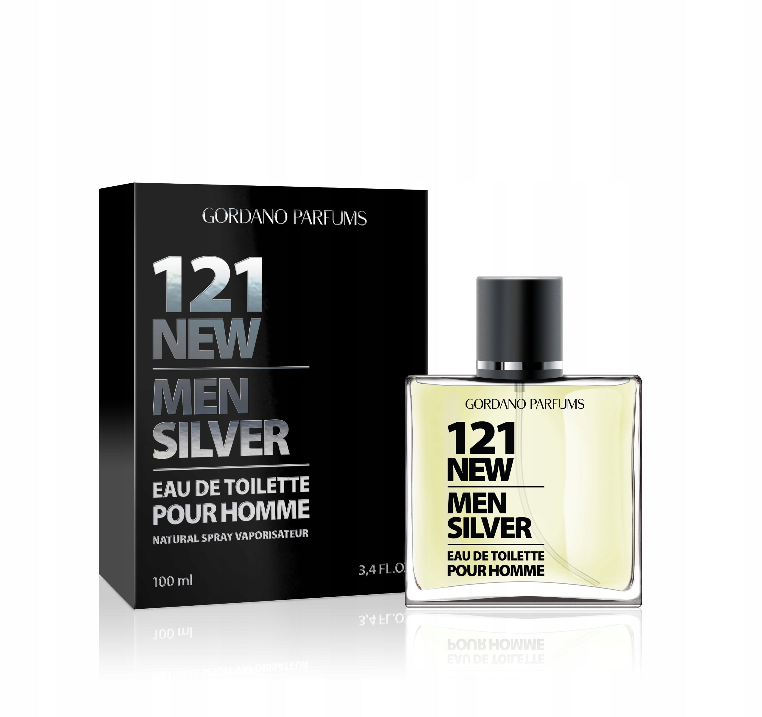 PERFUME GORDANO PARFUMS 121 New Men Silver 100ml