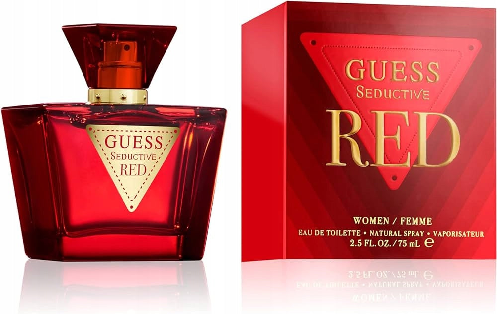 PERFUME GUESS SEDUCTIVE RED EDT 75 ML. ORIGINAL - FOIL