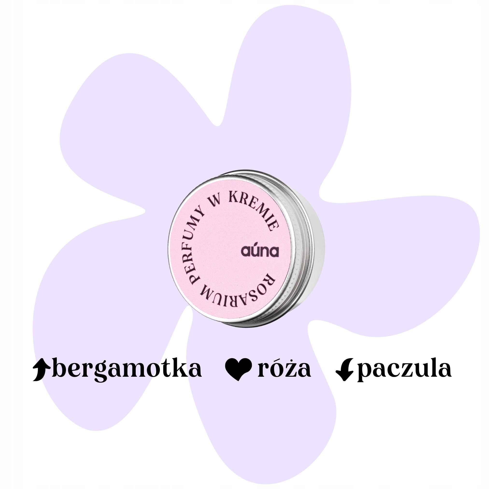 PERFUME IN JOJOBA WAX CREAM BOTANICAL NATURAL ROSE 15ml AUNA VEGAN EAN (GTIN) 5905972172081