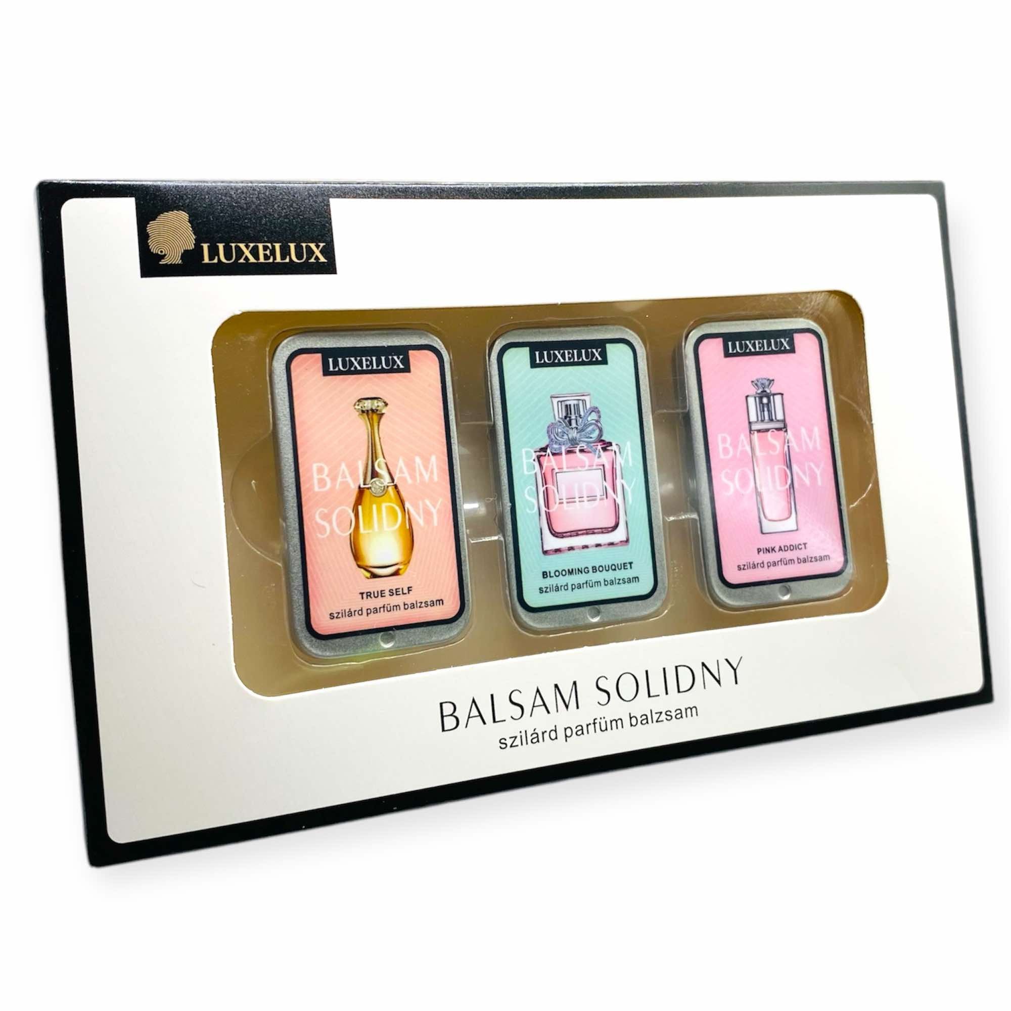 PERFUME IN LOTION CREAM SET OF 3 LUXELUX SOLID LOTION EAN (GTIN) 6972497447627